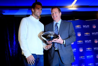 Super Bowl XLIX Winning Team Head Coach and Chevrolet MVP Press Conference